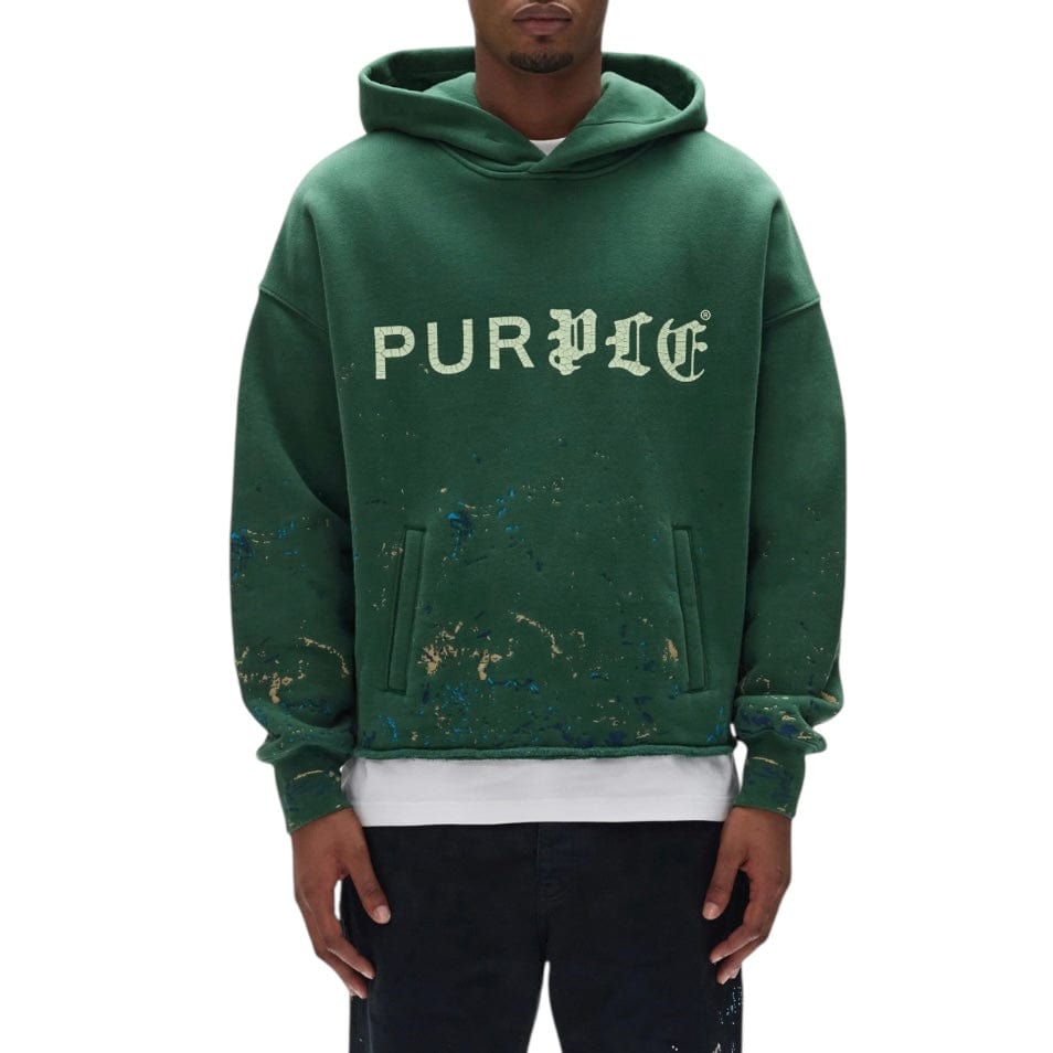 Purple Brand Half & Half Hoodie (Green) M4104-HFGH425