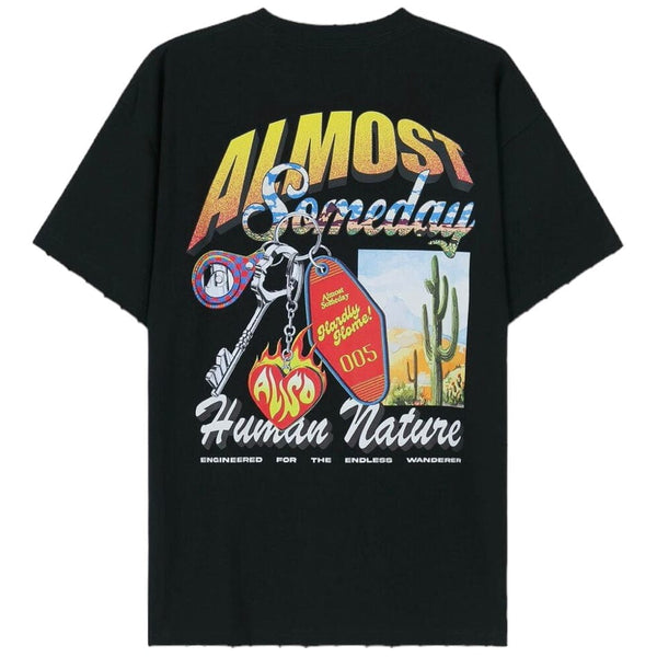 Almost Someday Human Nature Tee (Black) AS-W23-TS-HMN