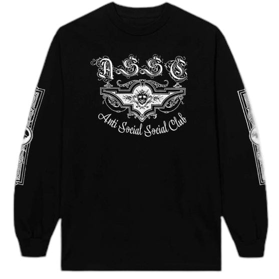 Anti Social Social Club ASSC X 2 Tone Feast Or Famine LS Tee (Black)