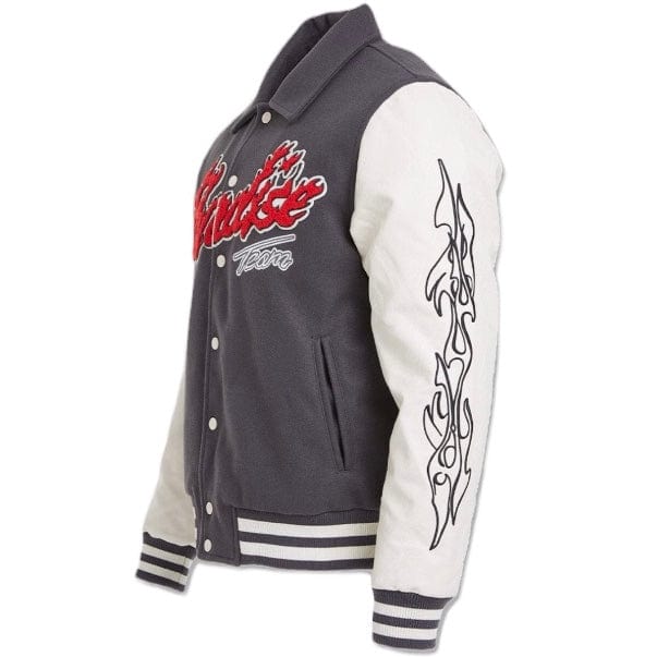 Jordan Craig Paradise Tour Varsity Jacket (Off Black) 91632