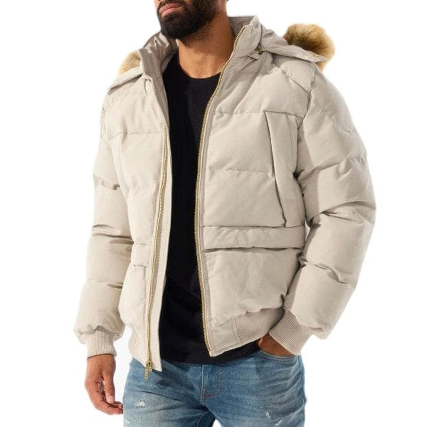 Jordan Craig Cross Bay Bomber Jacket (Taupe) 91630