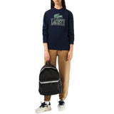Lacoste Cotton Fleece Branded Jogger Sweatshirt (Navy Blue) SH1228-51