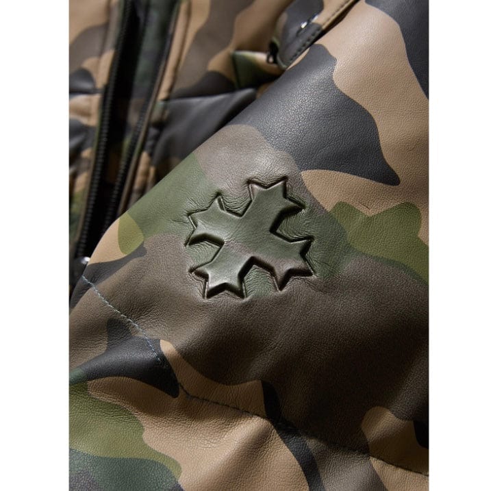 See You In Paradise The Wild One Camo Puffer Jacket (Vintage Camo) 91665C