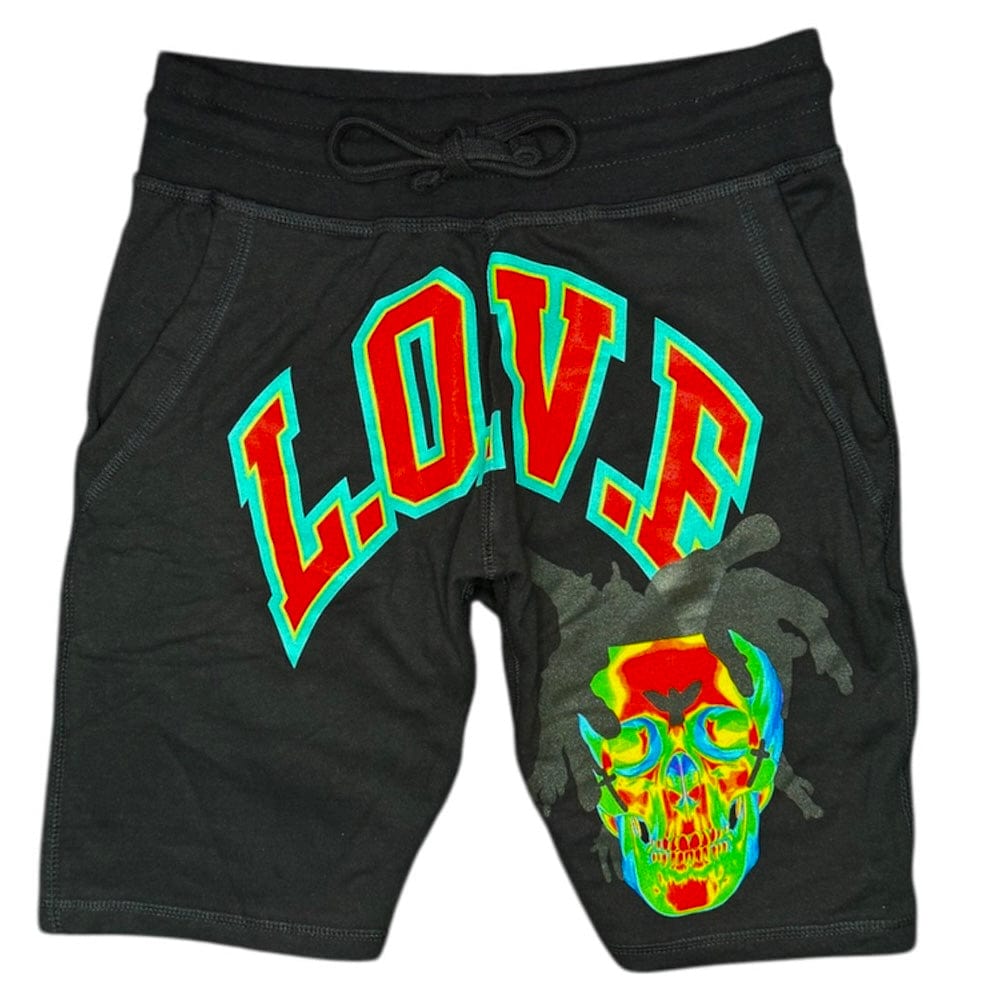 L.O.V.E Skull Shorts (Black) PRBABG6473