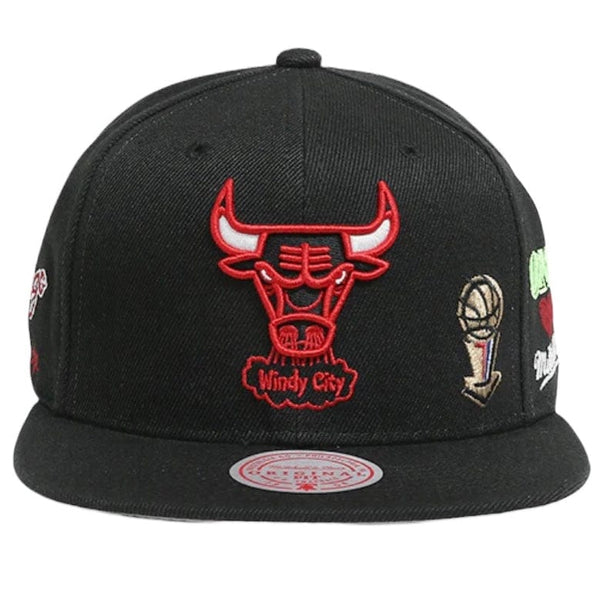 Mitchell & Ness Nba Chicago Bulls Hyperlocal Hwc Snapback (Black)