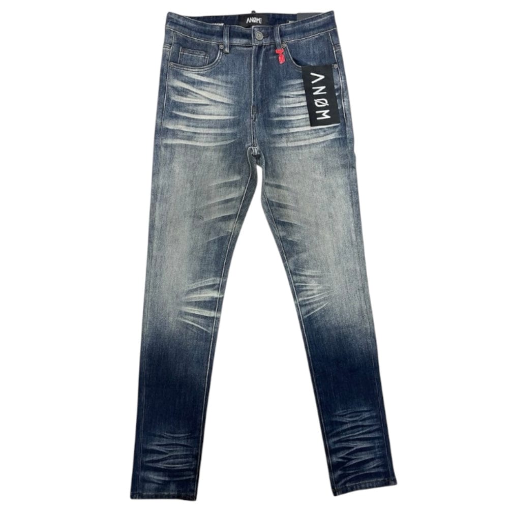 Anom 360 Skinny Denim Jean (Dark Blue Wash) ANOM-SK-001