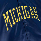 Mitchell & Ness NCAA University Of Michigan Lightweight Jacket (Navy)
