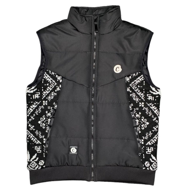 Cookies Triumph Quilted Ripstip Puffer Vest (Black) CM234OVC03