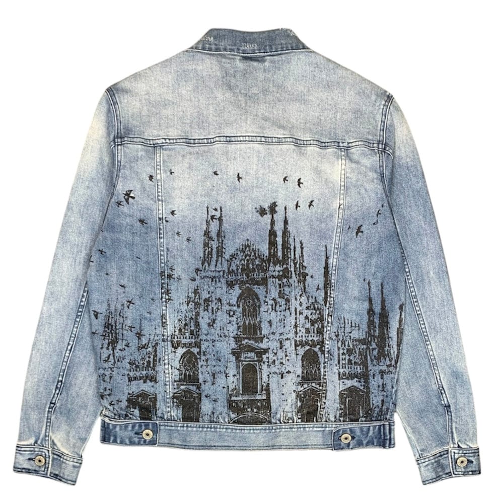 Foreign Local Church Denim Jacket (Blue) FL-202039J