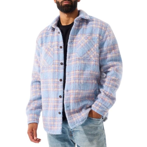 Jordan Craig See You In Paradise Flannel Shacket (Sky Blue) 2561