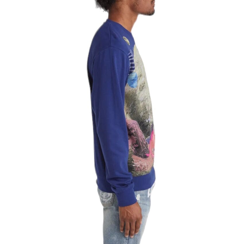 Billionaire Boys Club BB Free Crewneck (Blue Depths) 831-7304