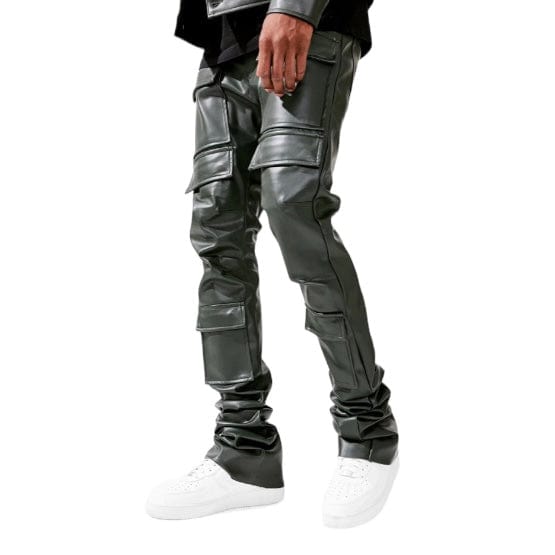 Jordan Craig Ross Stacked Thriller Cargo Pants (Olive) - JRF1121