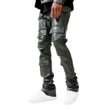 Jordan Craig Ross Stacked Thriller Cargo Pants (Olive) - JRF1121