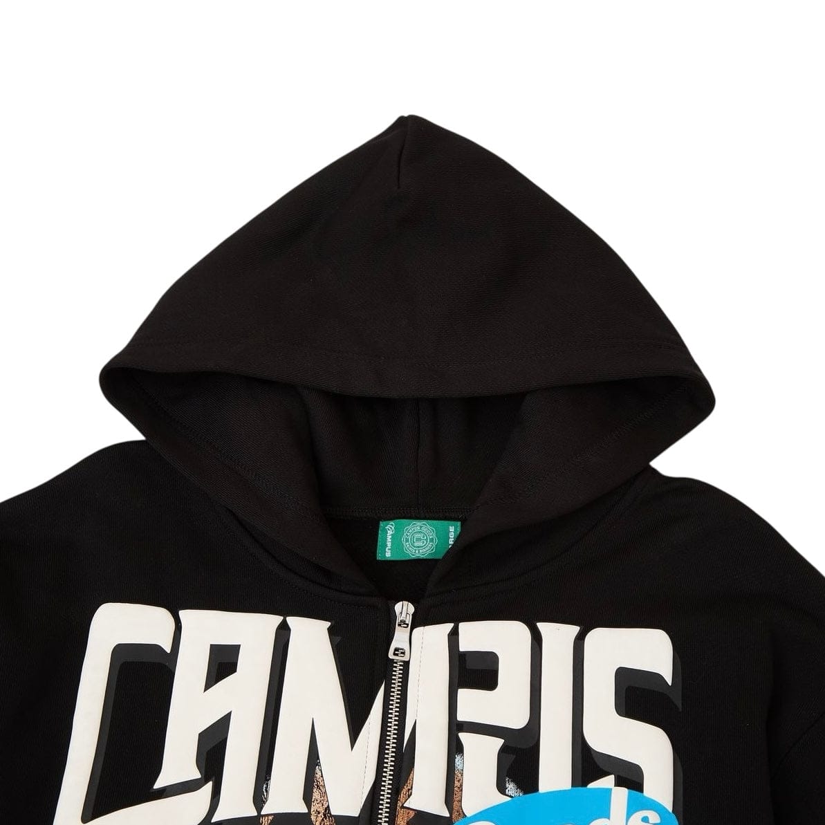 Campus Goods Bitter Dose Zip Up Hoodie (Black) CG-H25-005