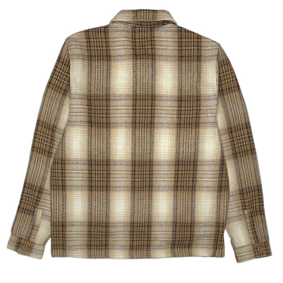 Smoke Rise Plaid Flannel Overshirt (Driftwood) WH23598