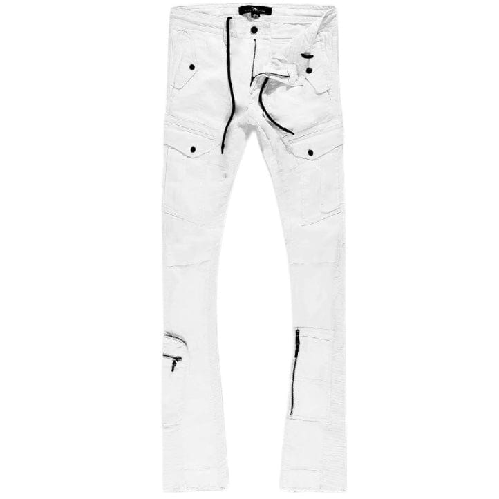 Jordan Craig Martin Stacked Aviation Cargo Pants (Bone) JTF220