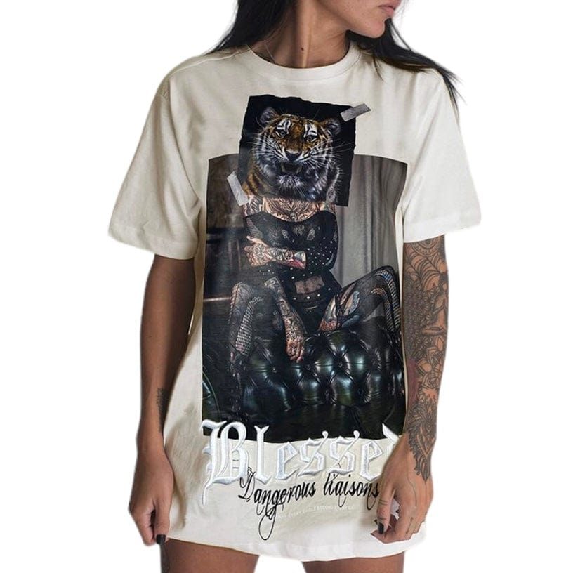 Blessed Dangerous Liaison Stone T Shirt (Stone)