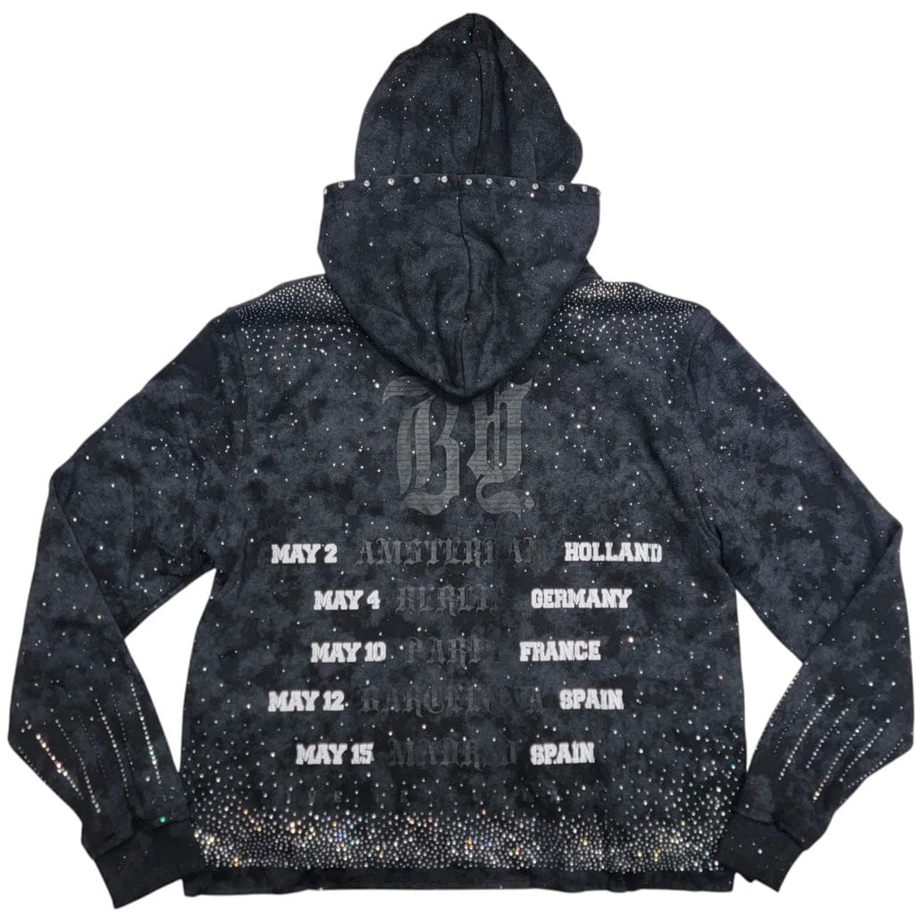 BKYS Crew Cropped Hoodie (Black) H1407