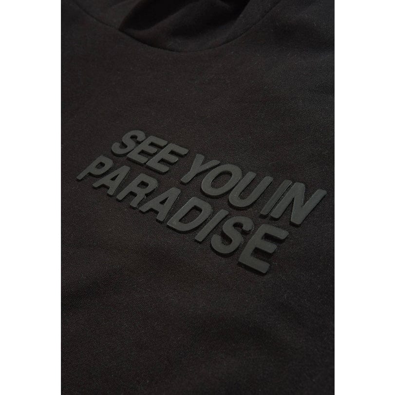 See You In Paradise Tonal Pullover Hoodie (Black) 8899H