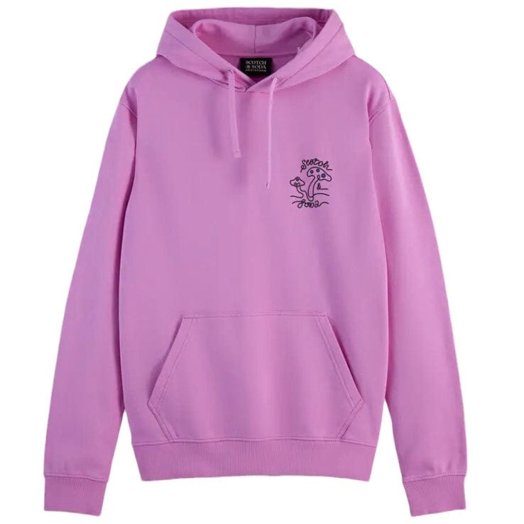 Scotch & Soda Mushroom Artwork Hoodie (Iris Pink) 179899