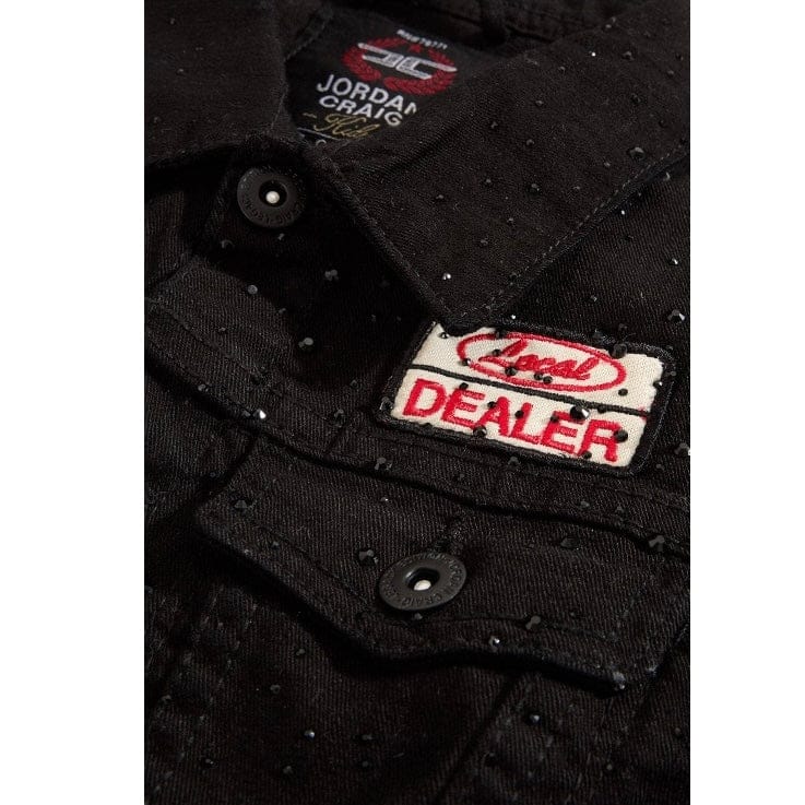 Boys Jordan Craig Local Dealer Trucker Jacket (Jet Black) JJ2339AB