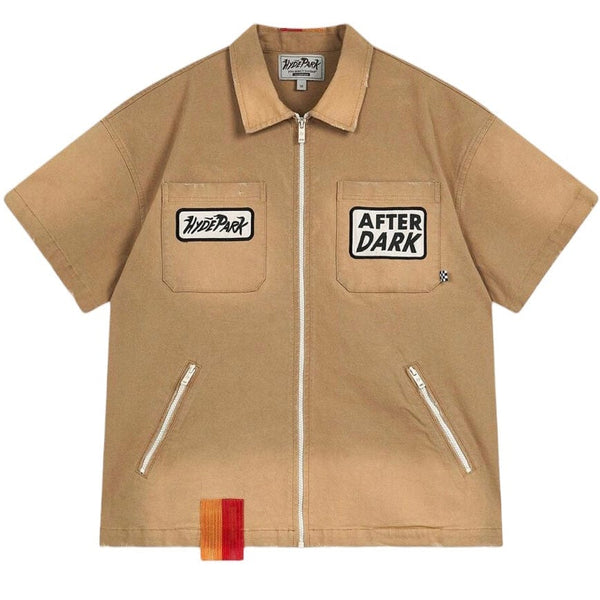 Hyde Park Mechanic Work Shirt (Khaki)