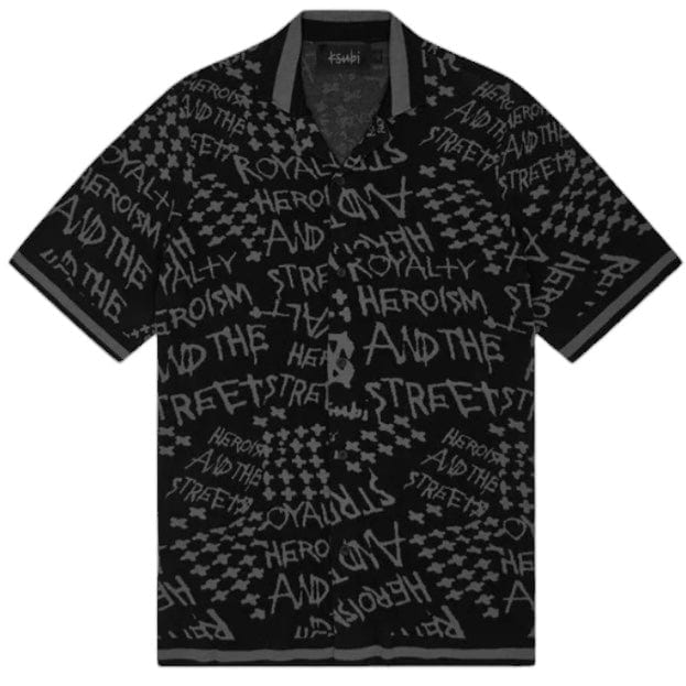 Ksubi Heroism Knit Resort SS Shirt (Black) MPS24KW006