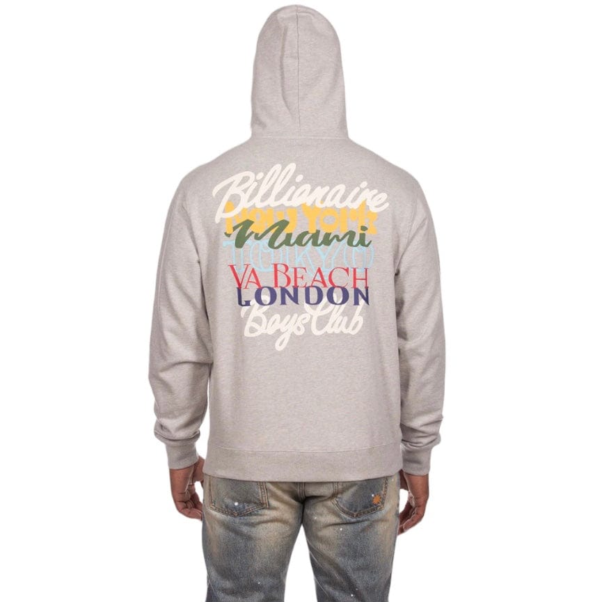 Billionaire Boys Club BB World Tour Hoodie (Heather Grey) 841-8311