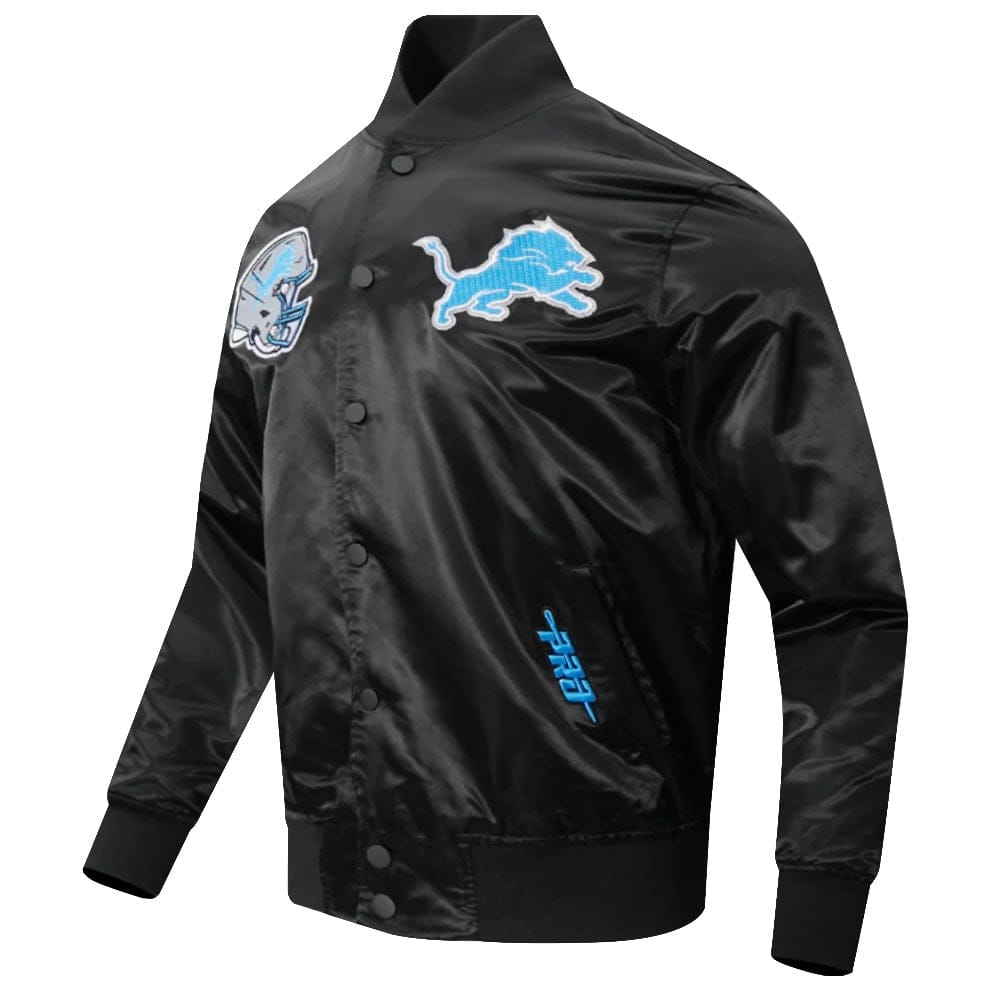 Pro Standard NFL Detroit Lions City Arch Satin Jacket (Black)