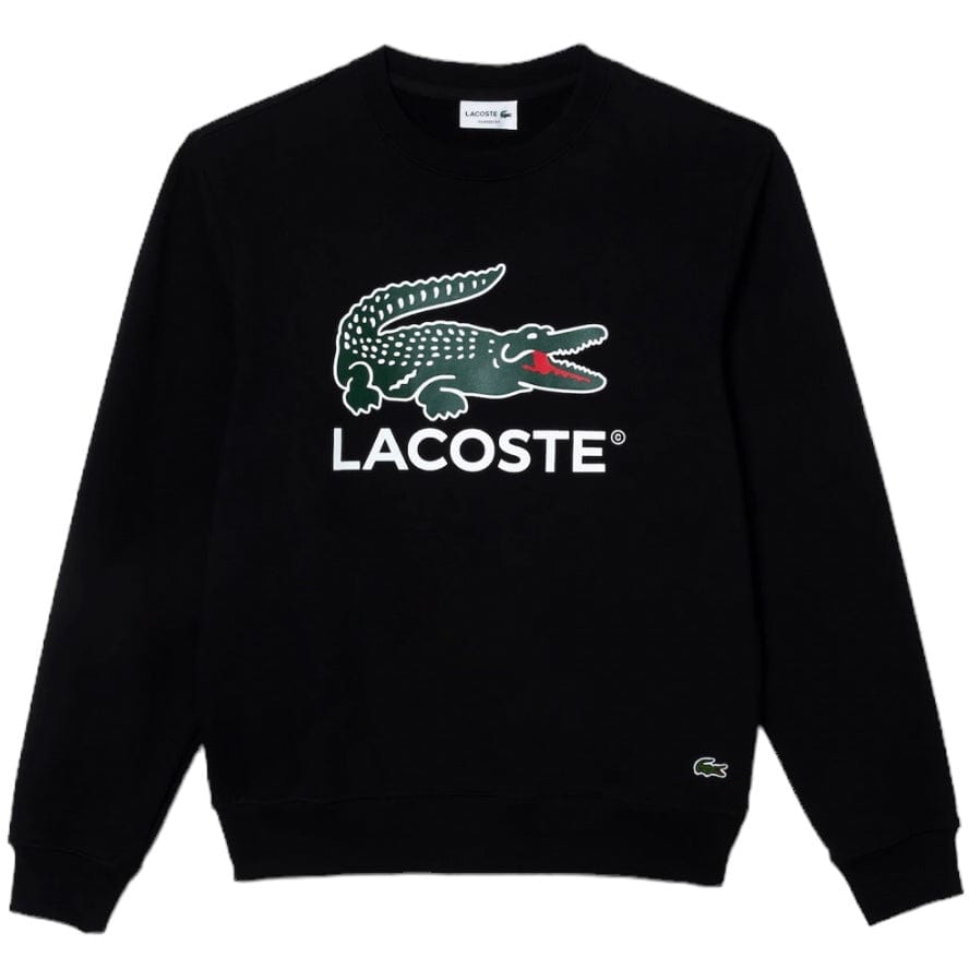 Lacoste Classic Fit Fleece Sweatshirt (Black) SH1281-51