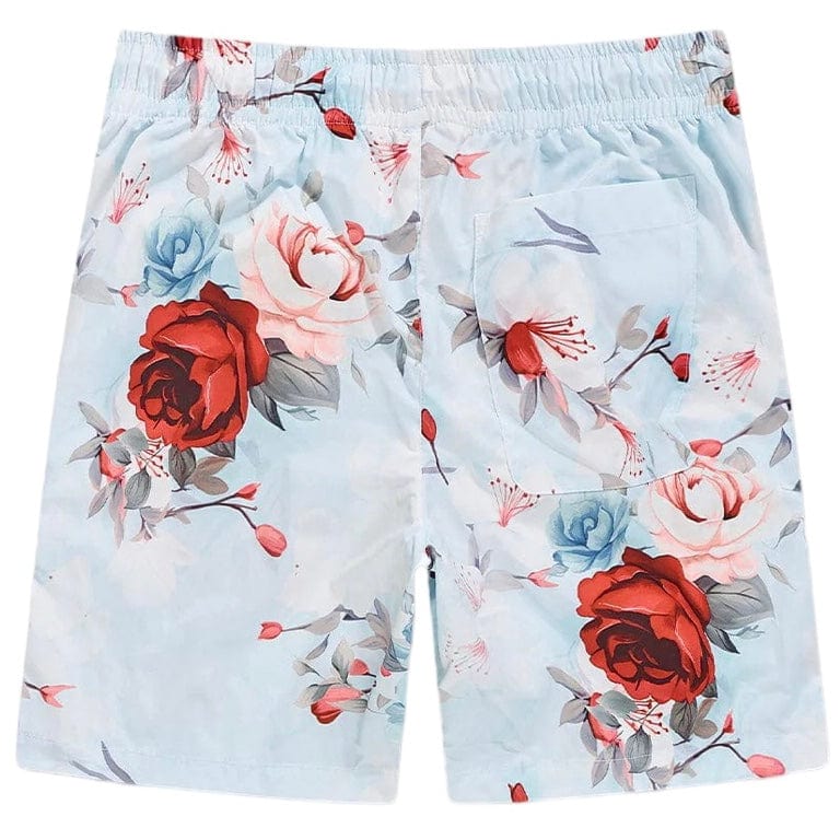 Jordan Craig Retro Ibiza Lounge Shorts (Red Floral) 2040S