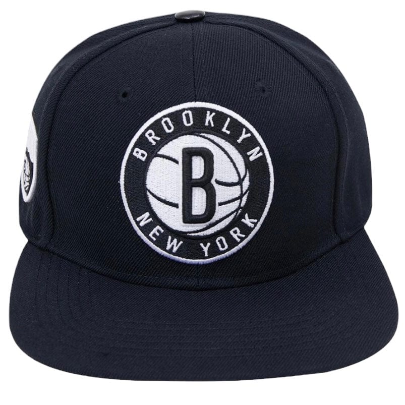 Pro Standard Nba Brooklyn Nets Team Logo Snapback (Black/Pink)