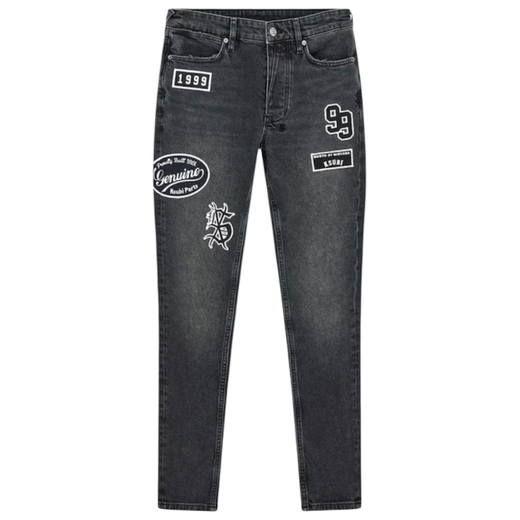 Ksubi Van Winkle Roadhouse Denim Jean (Black Patched) MPF25DJ009
