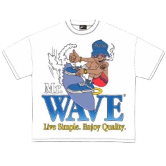 Mr.Wave Wave Surfur Tee (White)