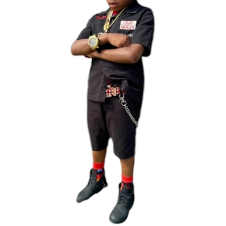 Kids Jordan Craig Re-Up Mechanic Set (Black)