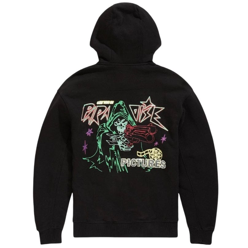 See You In Paradise Pictures Zip Up Hoodie (Black) 8262H