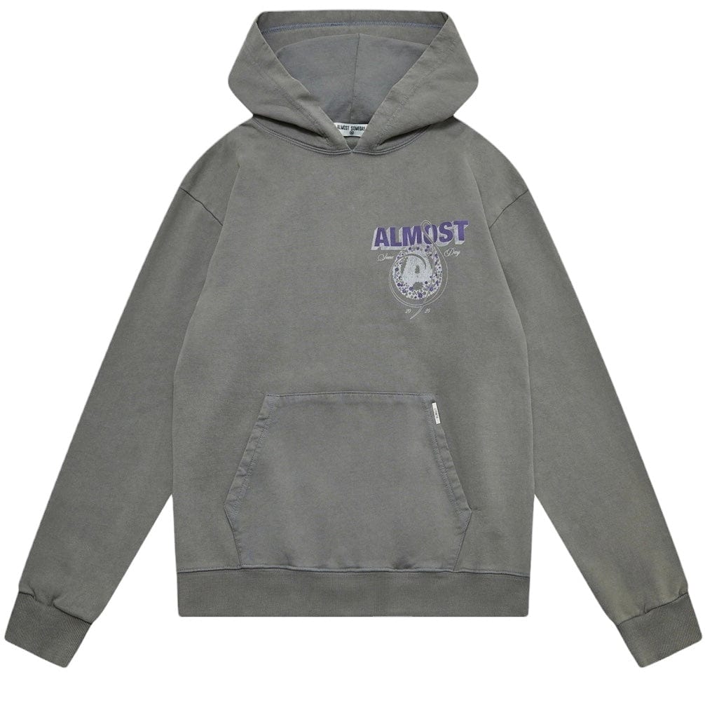 Almost Someday Wreath Hoodie (Vintage Grey) C9-43