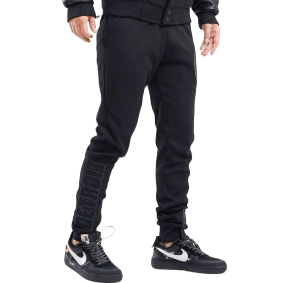 Pro Standard Detroit Pistons Dk Joggers (Triple Black) BDP454612