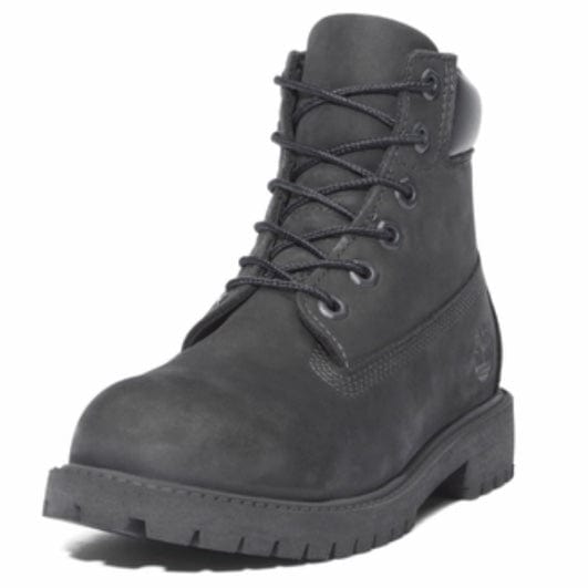 Junior Timberland Premium 6 In Waterproof Boots (Black Nubuck) TB-012907-001