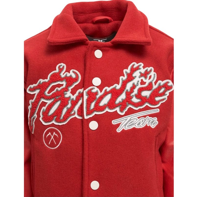 Kids Jordan Craig Paradise Tour Varsity Jacket (Red) 91632K