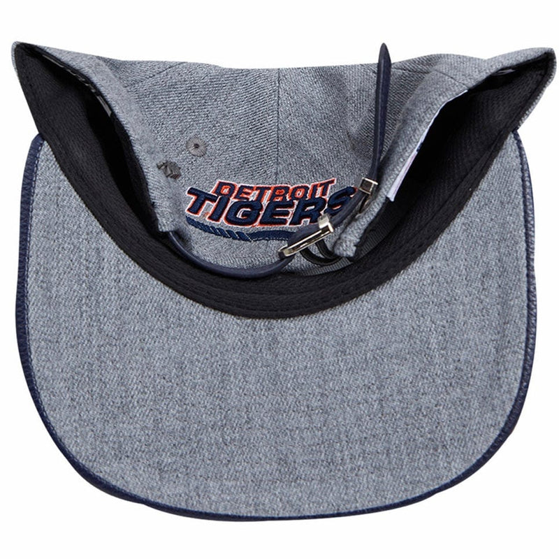 Pro Standard Detroit Tigers Fast Lane Logo Strapback Hat (Heather Grey)