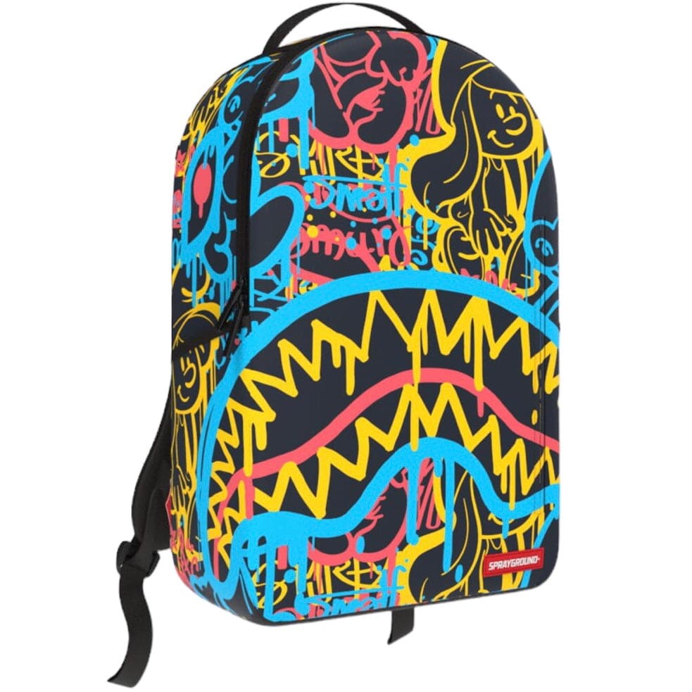 Sprayground Smurf Neon Drip DLXSR Backpack