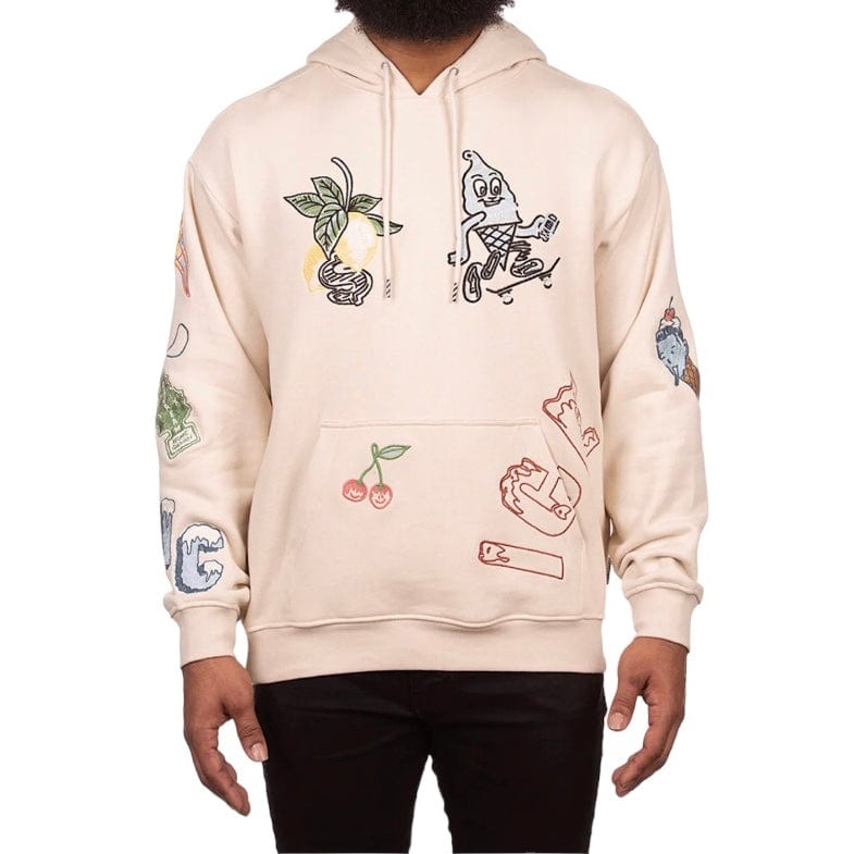 Ice Cream Stitching Hoodie (Fog) 431-7310