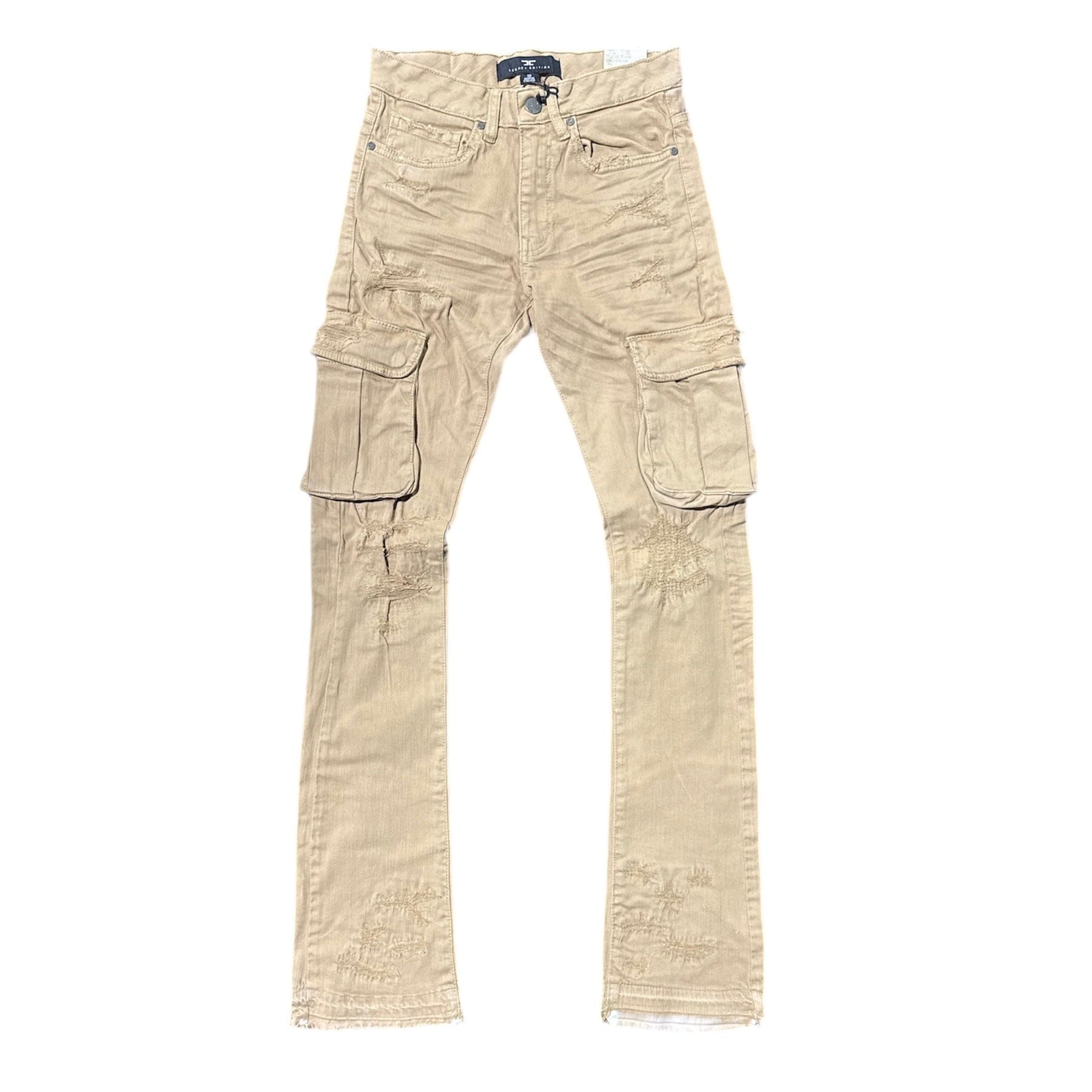 Jordan Craig Martin Stacked Cargo Pocket Pants (Khaki) JTF1263