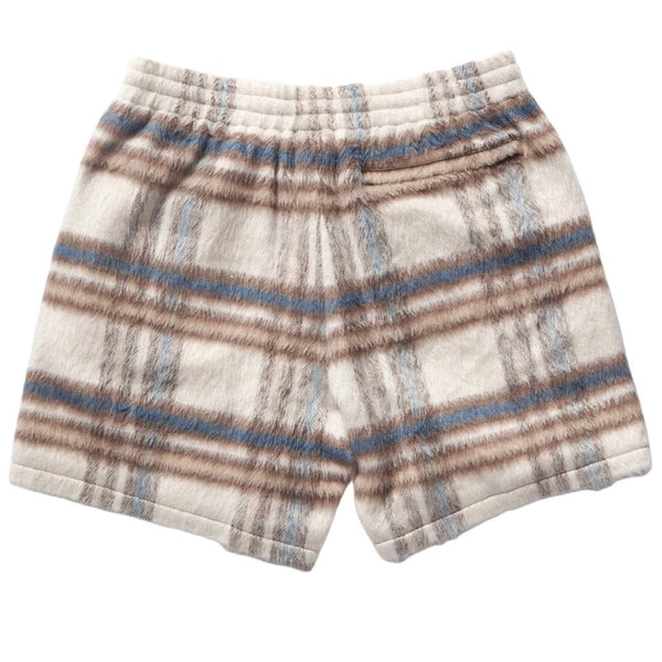 Sugar Hill "Tudor" Mohair Shorts (Tan Plaid) SH24-SUM2-27