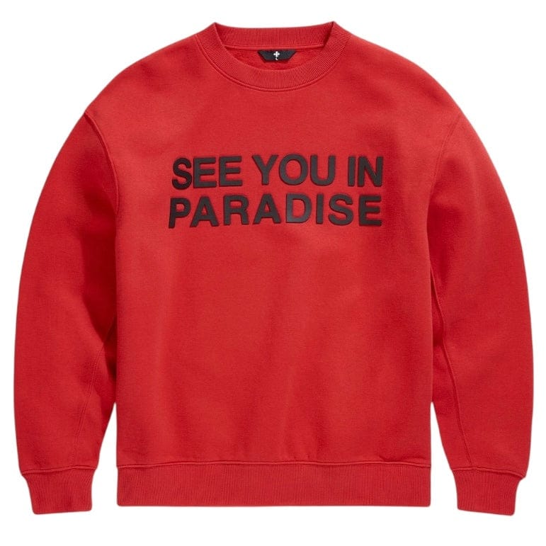 See You In Paradise Crewneck Sweatshirt (Red)