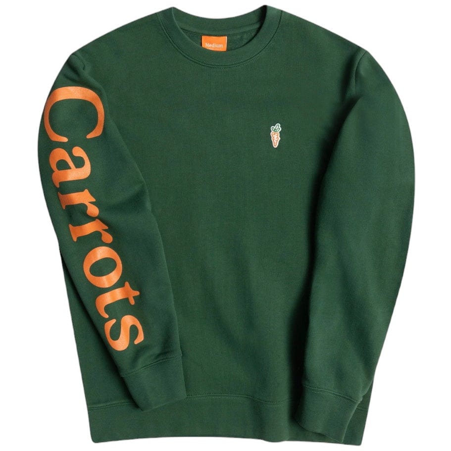 Carrots Wordmark Crewneck (Forest)