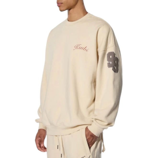 Ksubi Playoff Ekcess Crew Neck (Dusty Desert Tan) MSP25FL004