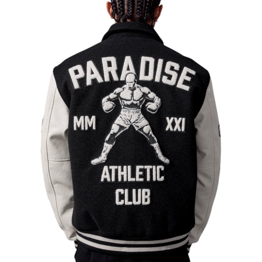 See You In Paradise Team Varsity Jacket (Black) 91700