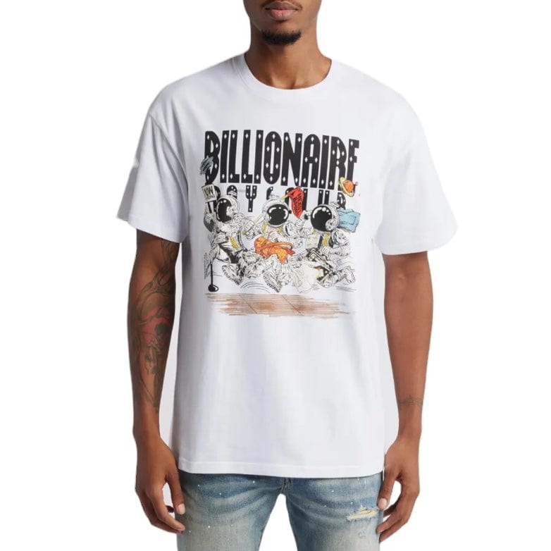 Billionaire Boys Club BB Now Boarding SS Tee (Bleach White) 841-7205